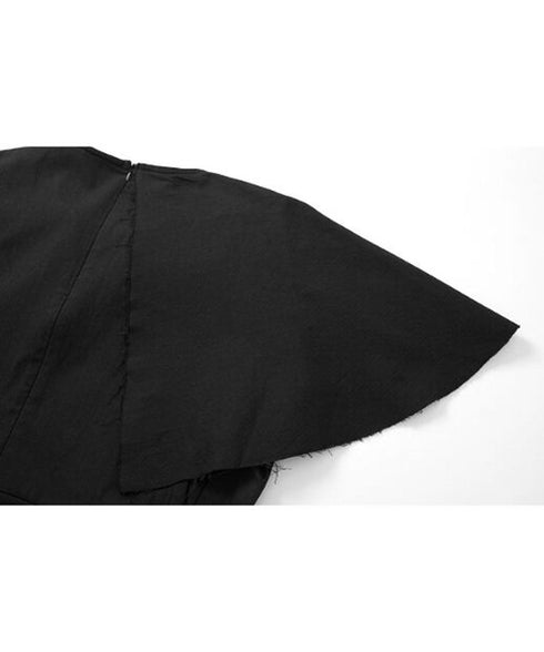 Asymmetric Bow Pleated Top